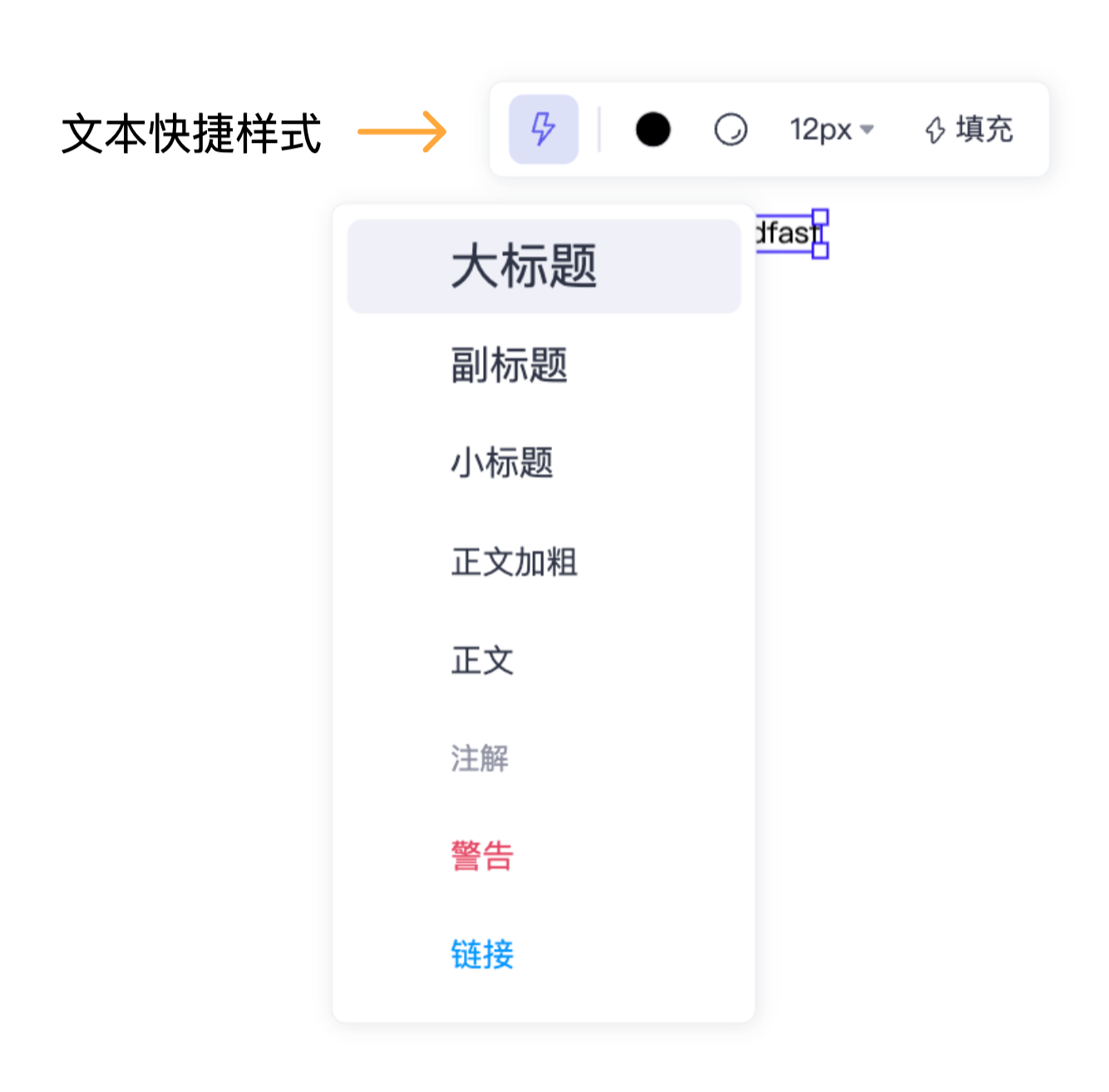 快捷样式